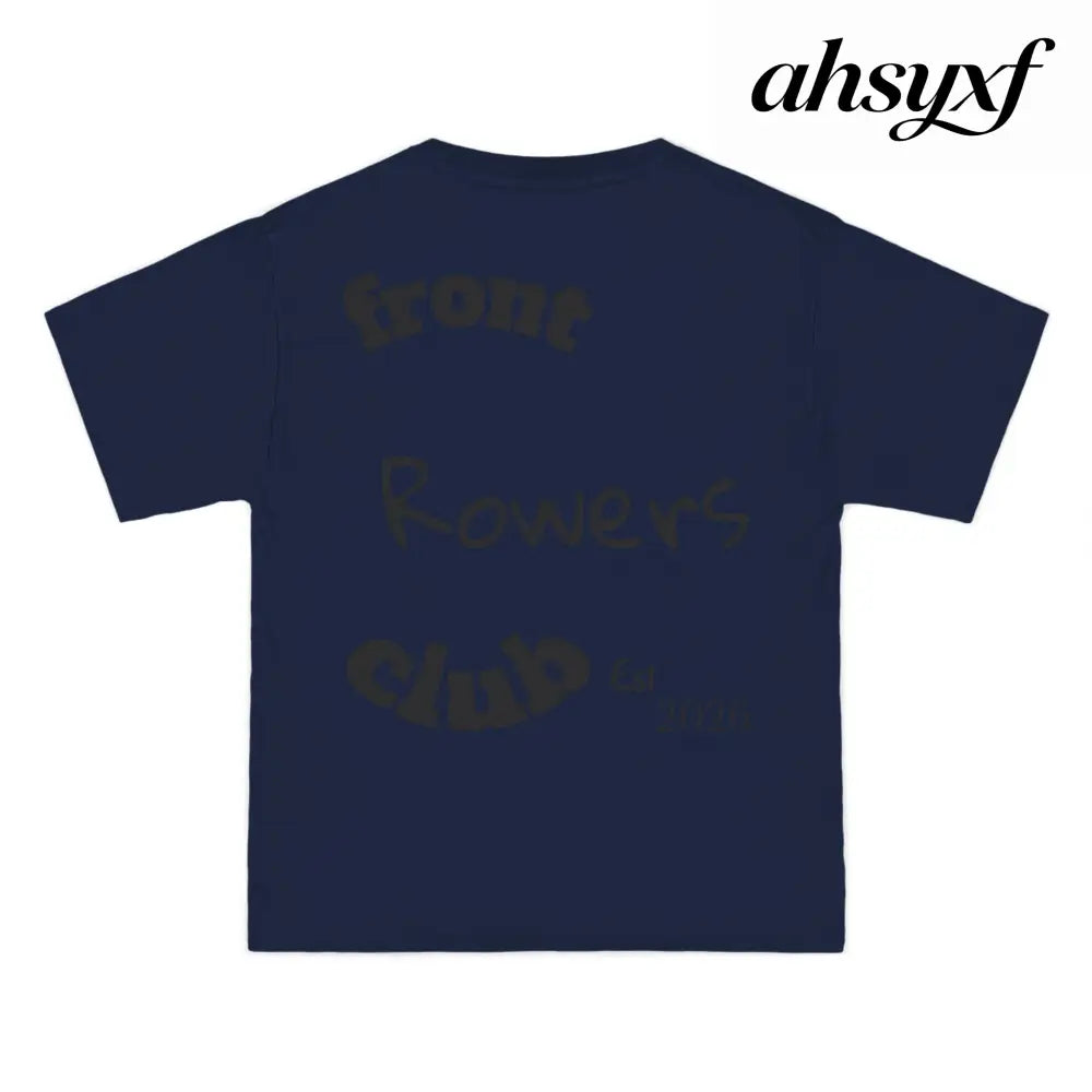 Front Row Social Club T-Shirt, Vintage Rowers Club Graphic Tee - T-Shirt