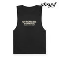 Furnace Tee (monochrome graphic) - Black / XS - MUSCLE TEE