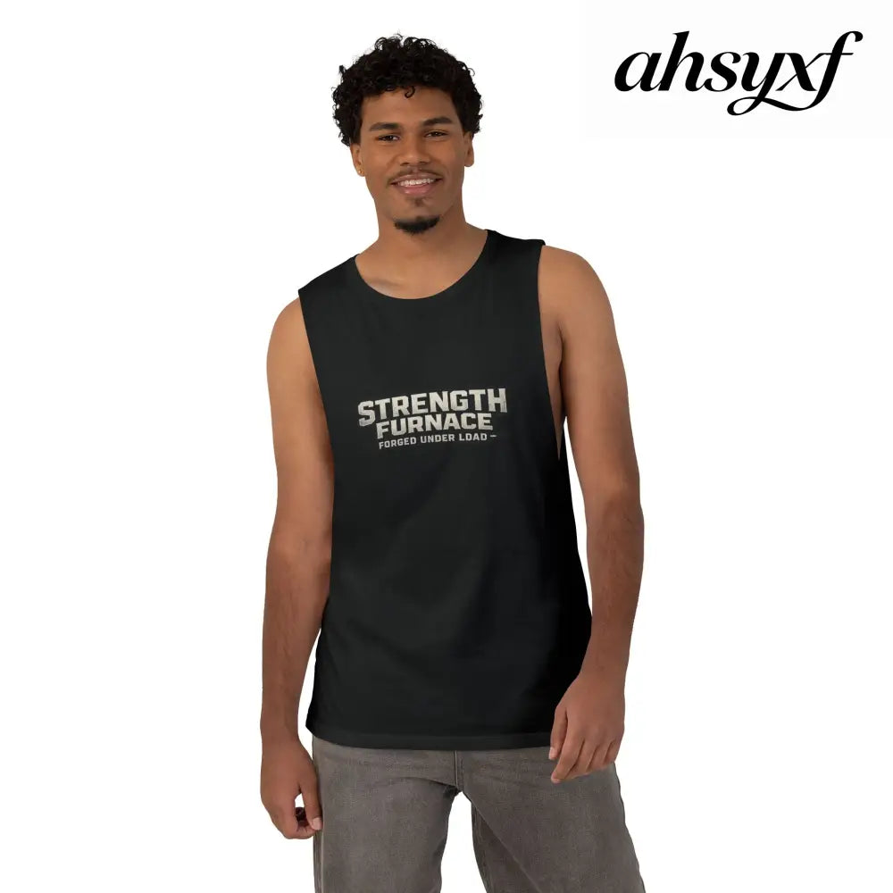Furnace Tee (monochrome graphic) - MUSCLE TEE