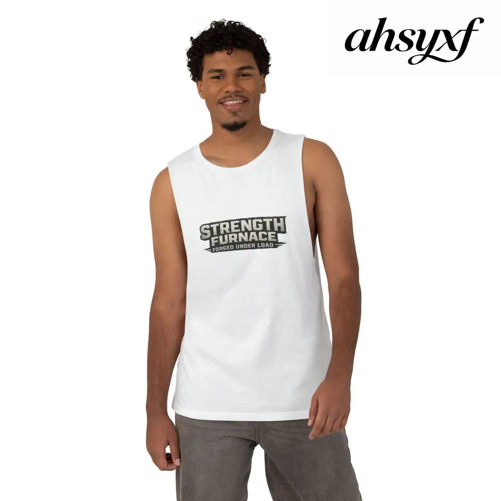 Furnace Tee (monochrome graphic) - MUSCLE TEE