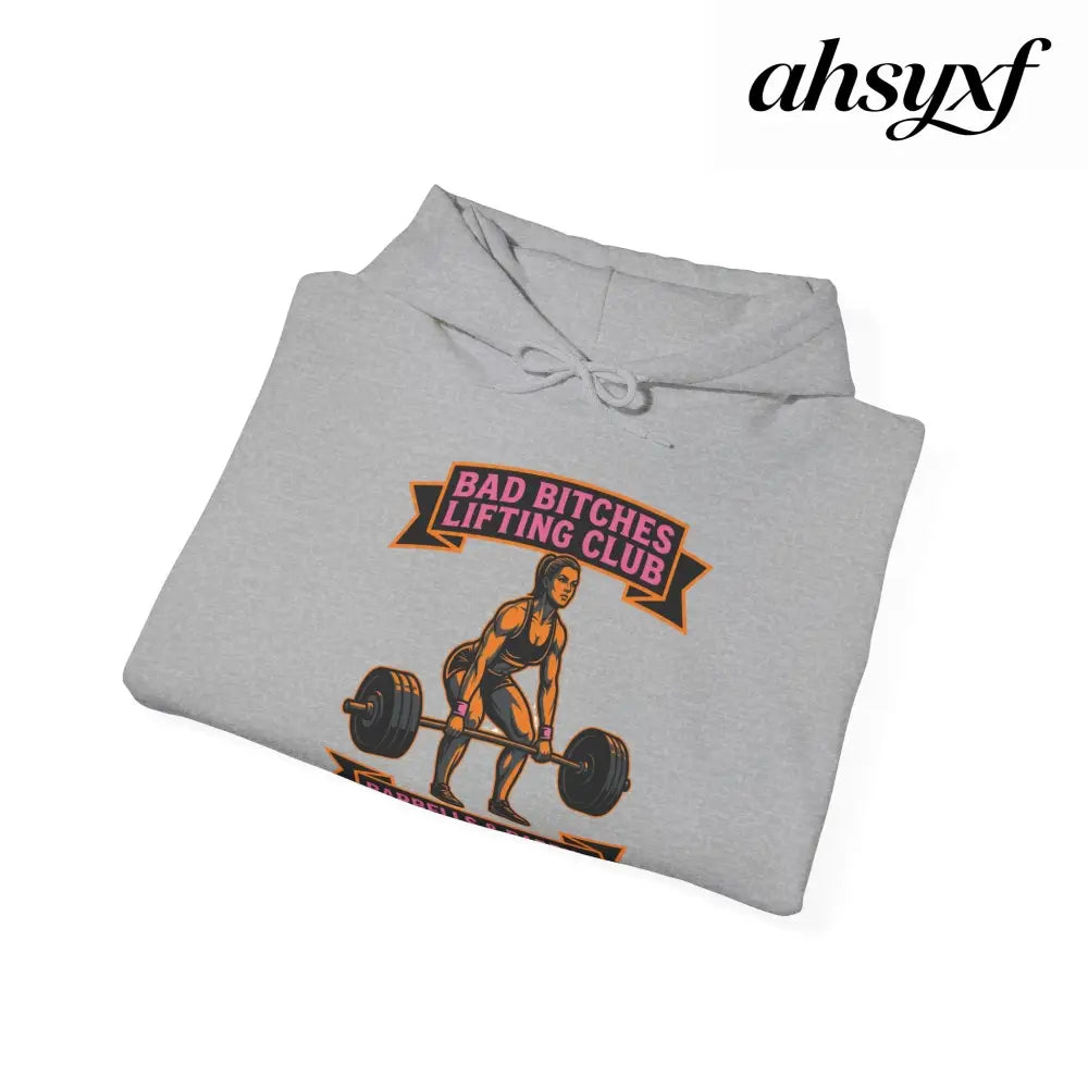 Hoodie, Bad Bitches Lifting Club “Deadlifts & Daiquiris” Weightlifting Hoodie - Hoodie