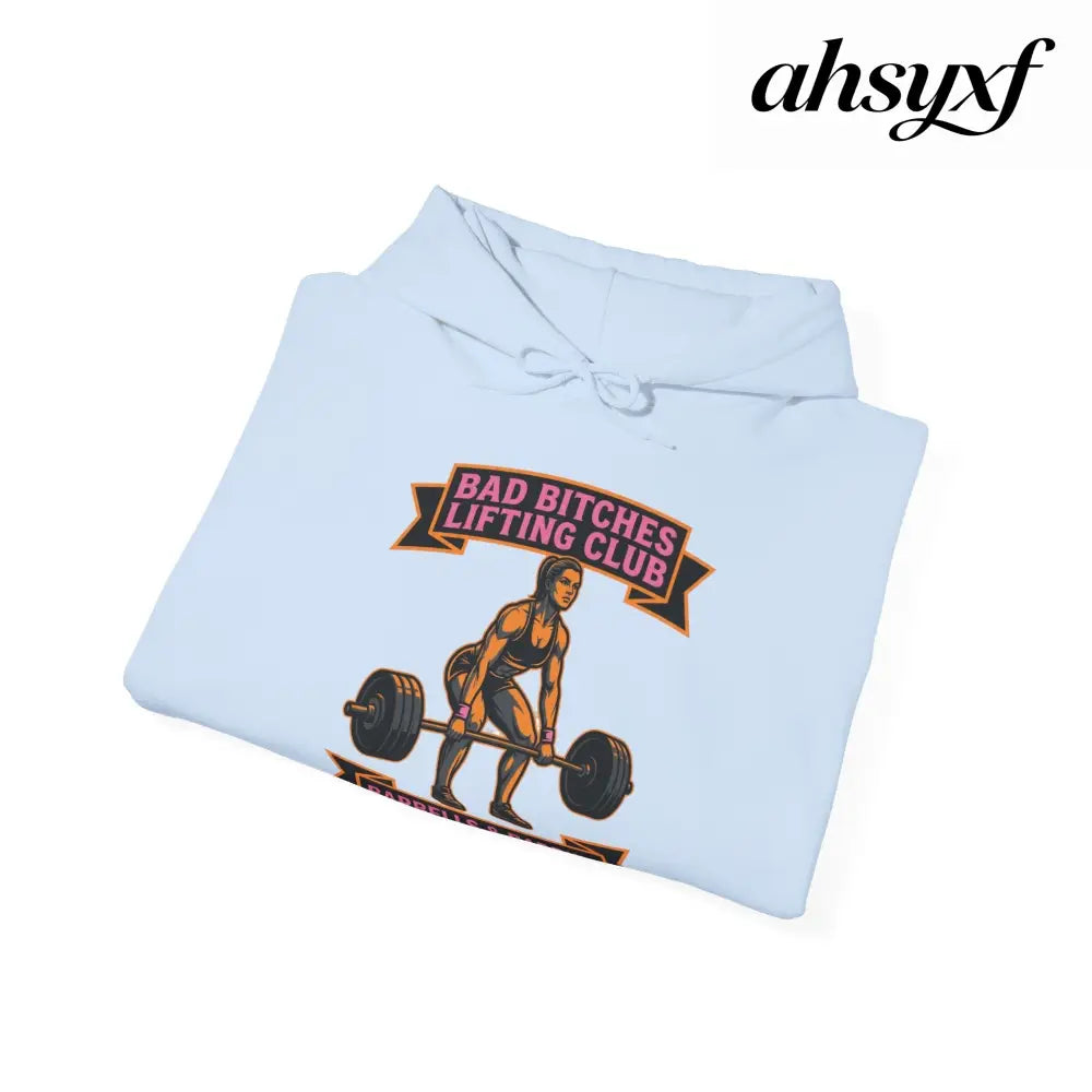 Hoodie, Bad Bitches Lifting Club “Deadlifts & Daiquiris” Weightlifting Hoodie - Hoodie