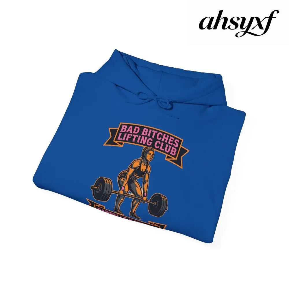 Hoodie, Bad Bitches Lifting Club “Deadlifts & Daiquiris” Weightlifting Hoodie - Hoodie