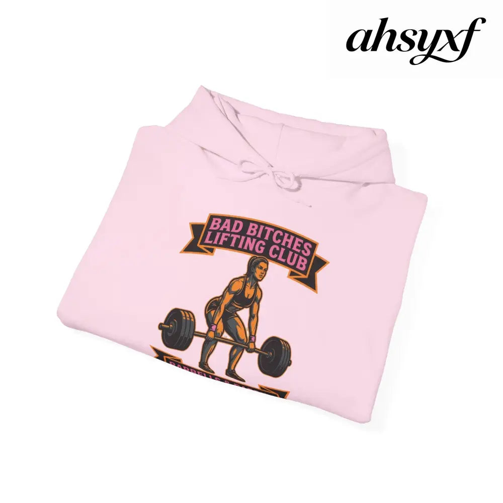 Hoodie, Bad Bitches Lifting Club “Deadlifts & Daiquiris” Weightlifting Hoodie - Hoodie