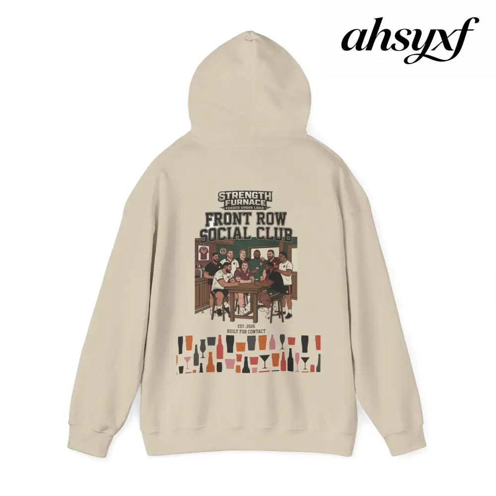 Hoodie, Front Row Social Club Graphic Pullover - Hoodie