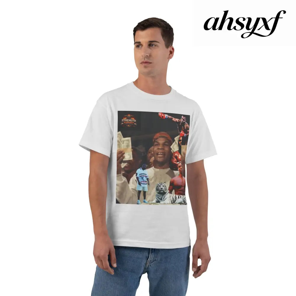 Iron Mike | King of the Jungle - Oversized Tee - Ash / S - T-Shirt