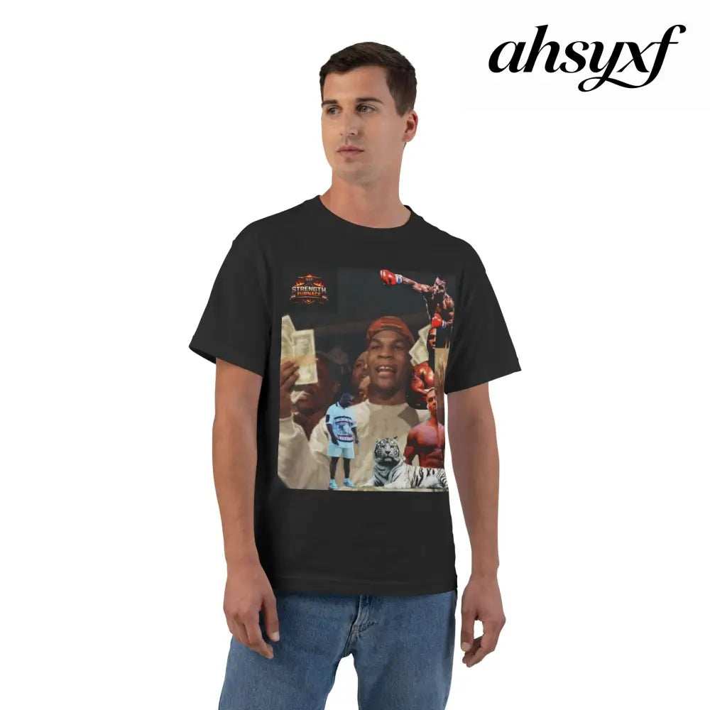Iron Mike | King of the Jungle - Oversized Tee - Black / S - T-Shirt