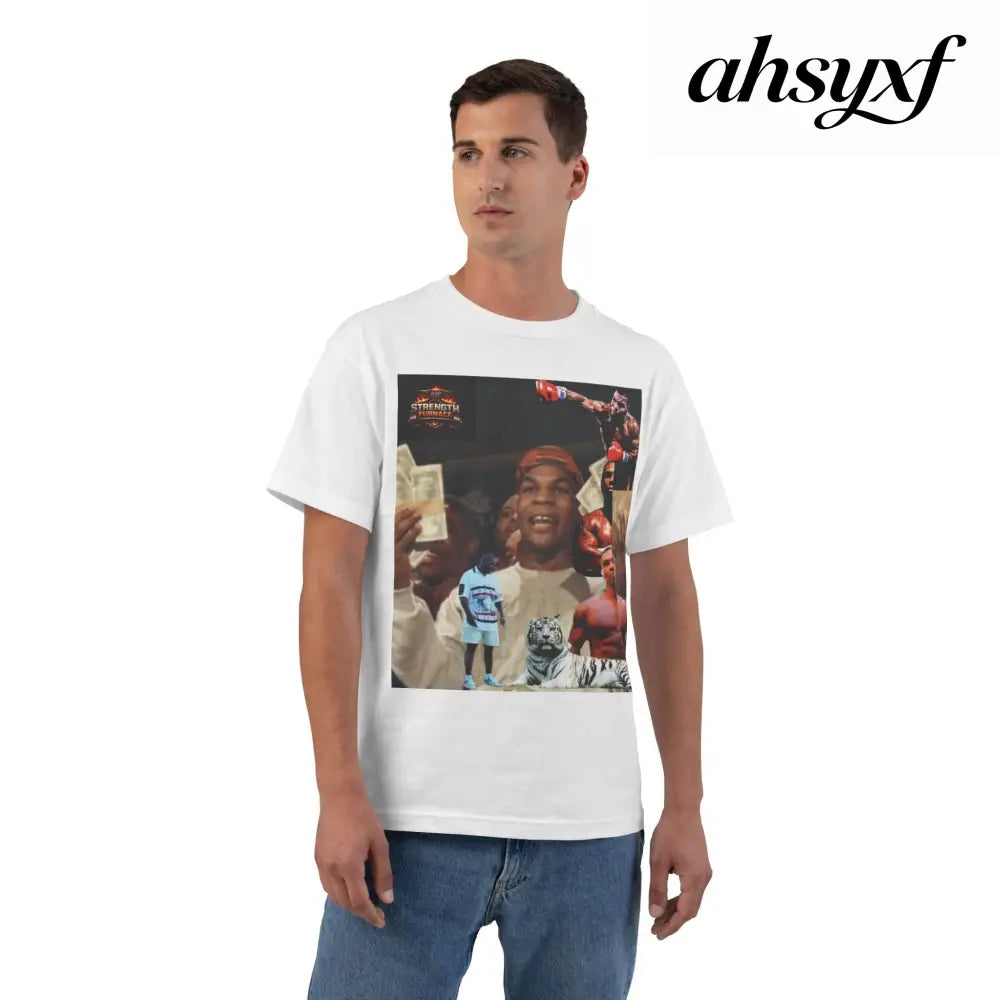Iron Mike | King of the Jungle - Oversized Tee - White / S - T-Shirt