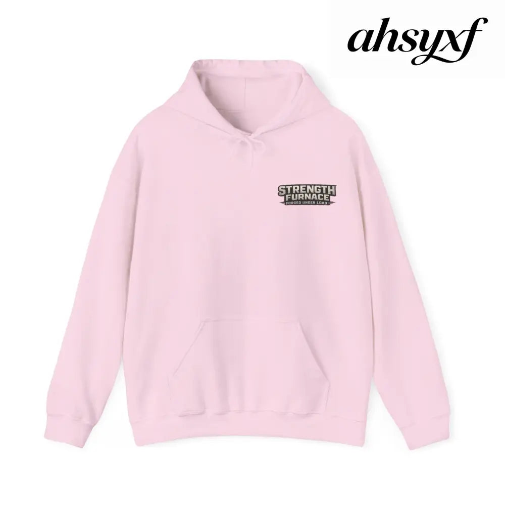 Registered Flex Offender Hoodie, Strength Furnace Gym Pullover - Light Pink / S - Hoodie