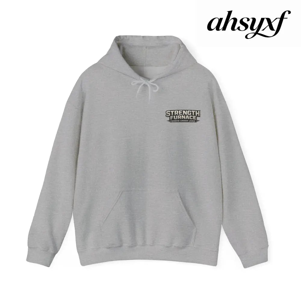 Registered Flex Offender Hoodie, Strength Furnace Gym Pullover - Sport Grey / S - Hoodie