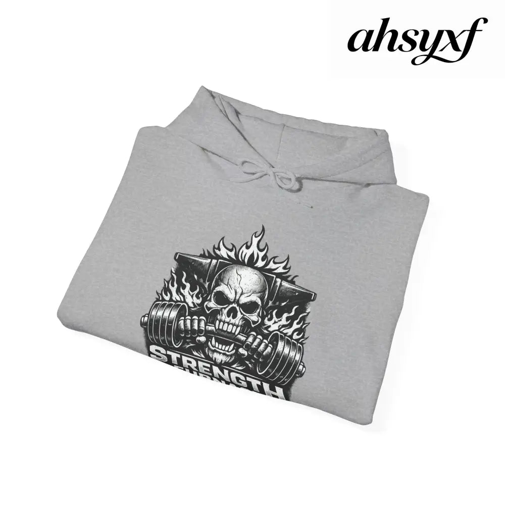 Strength Furnace Deadlift Hoodie, ’Deadlift or Die’ Weightlifting Gym Sweatshirt - Hoodie