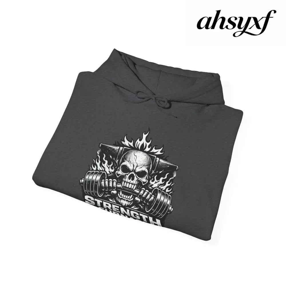 Strength Furnace Deadlift Hoodie, ’Deadlift or Die’ Weightlifting Gym Sweatshirt - Hoodie