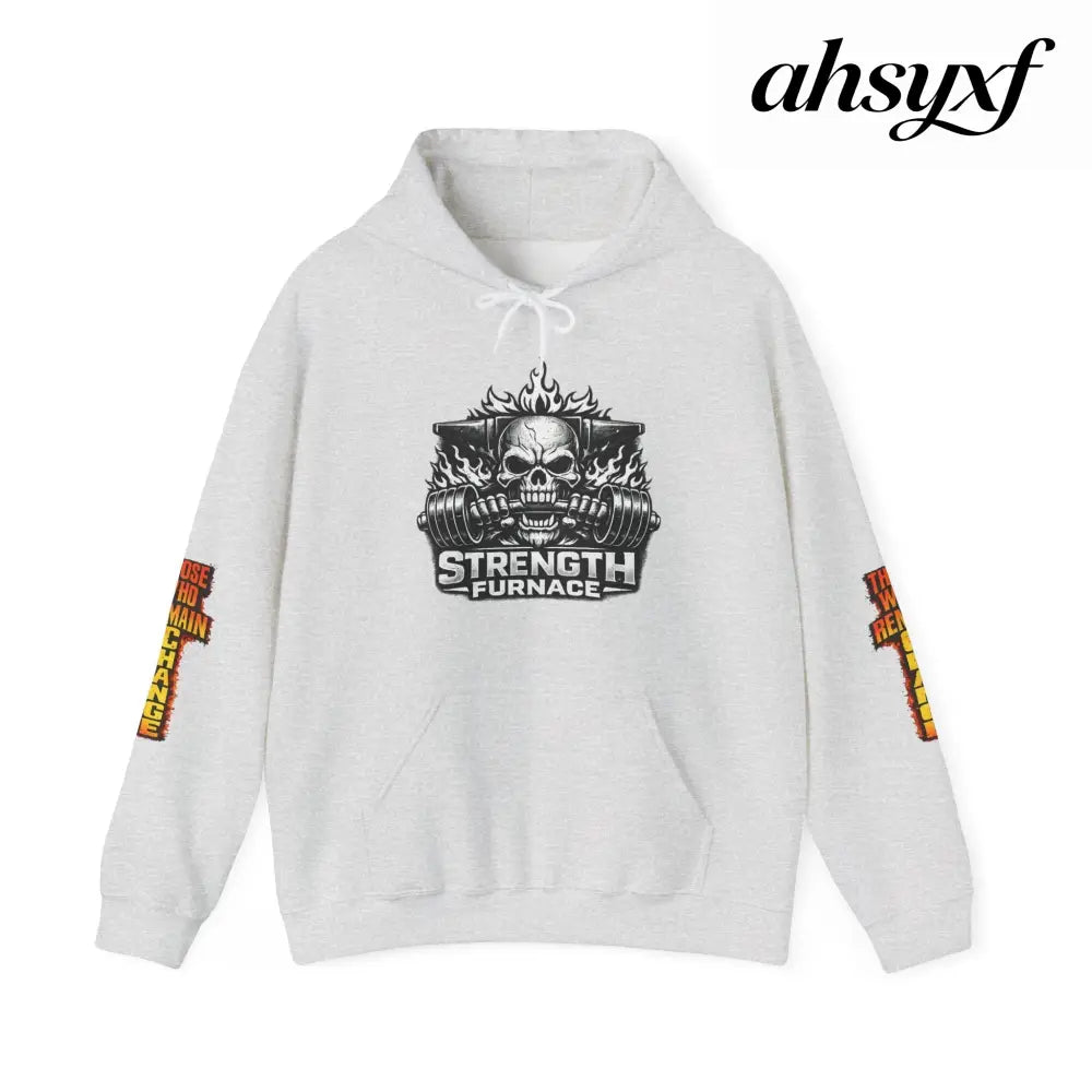 Strength Furnace Deadlift Hoodie, ’Deadlift or Die’ Weightlifting Gym Sweatshirt - Ash / S - Hoodie