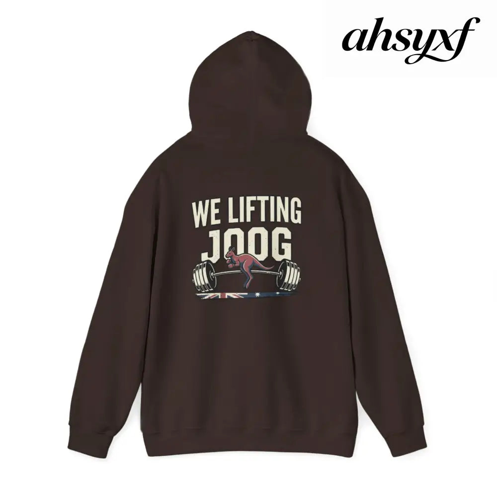 Strength Furnace Hoodie, ’We Lifting Jdog’ Weightlifting Gym Hoodie - S / Dark Chocolate - Hoodie