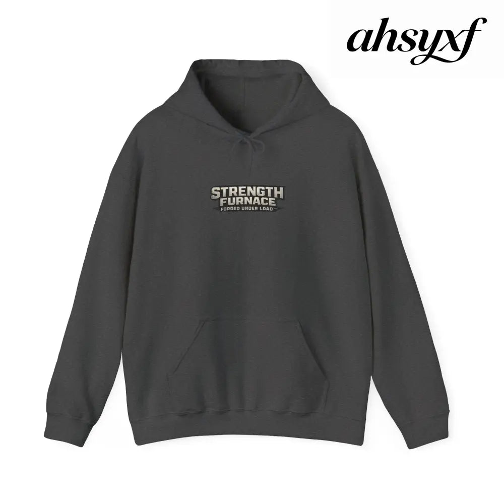 Strength Furnace Hoodie, ’We Lifting Jdog’ Weightlifting Gym Hoodie - S / Dark Heather - Hoodie