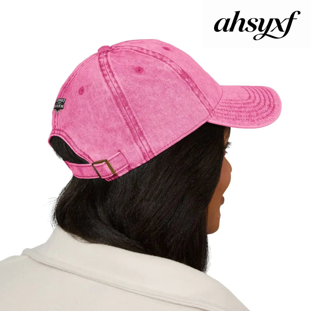 Vintage Embroidered Cap - Hats