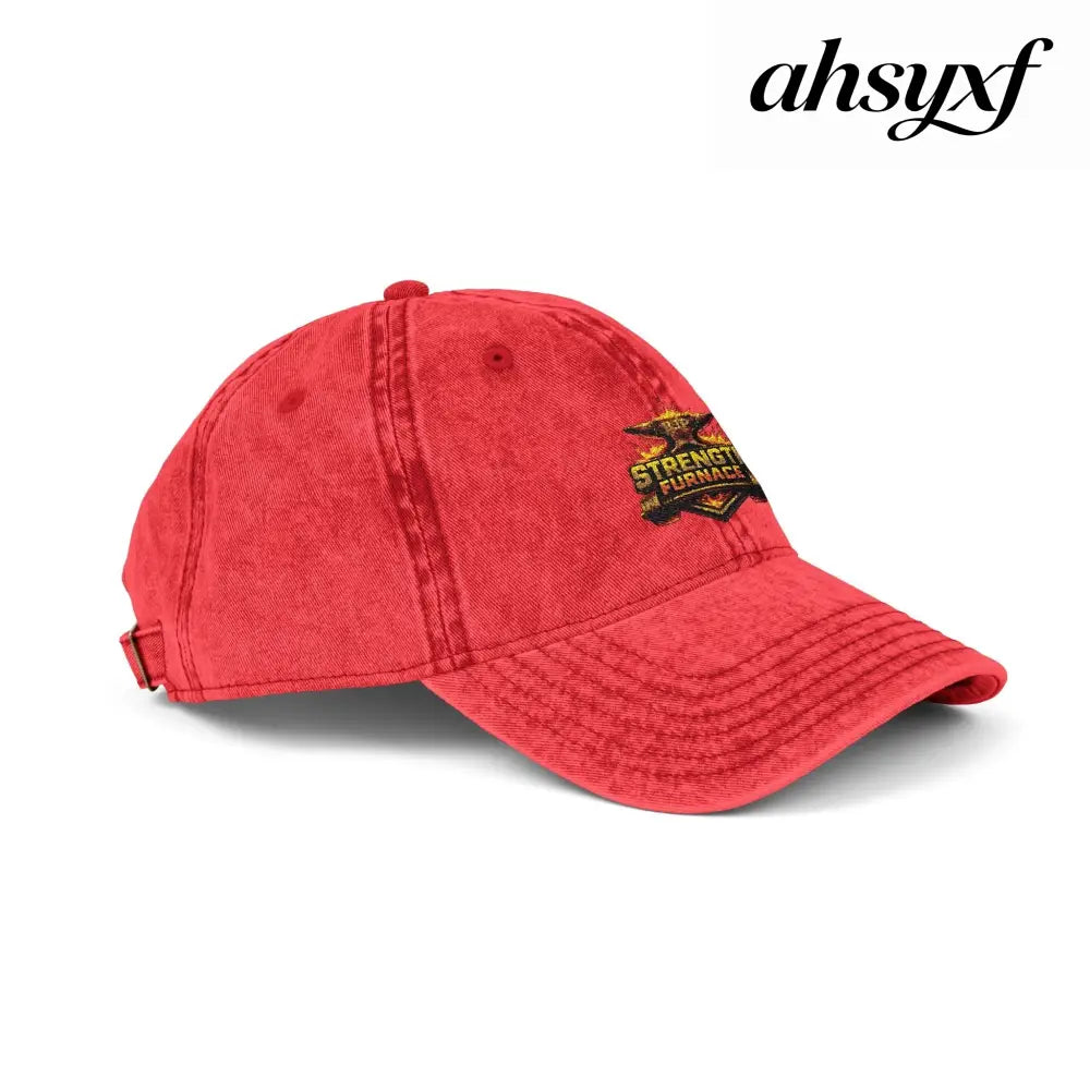 Vintage Embroidered Cap - Hats