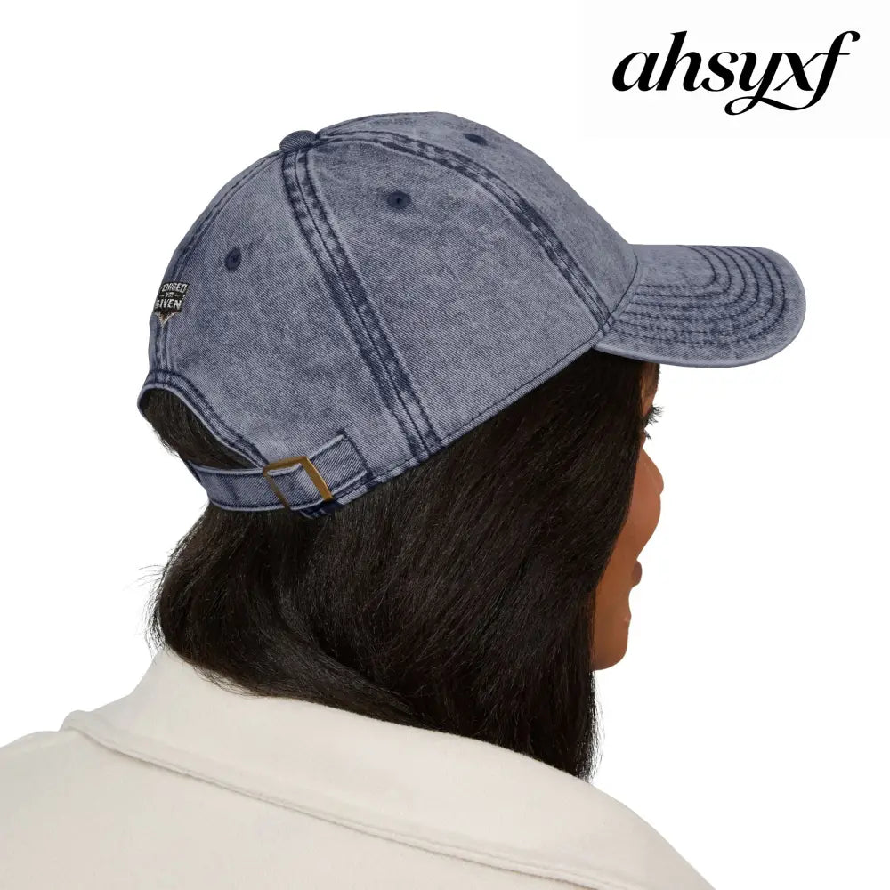 Vintage Embroidered Cap - Hats