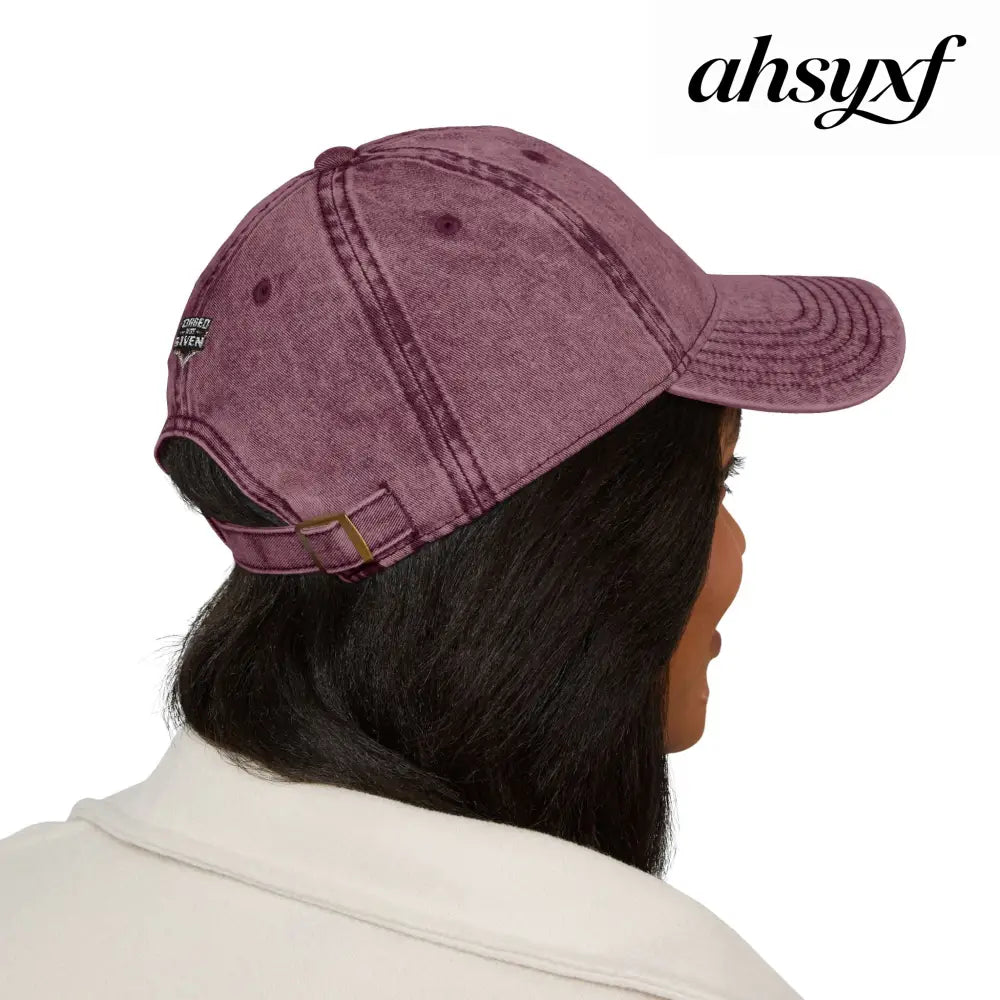 Vintage Embroidered Cap - Hats