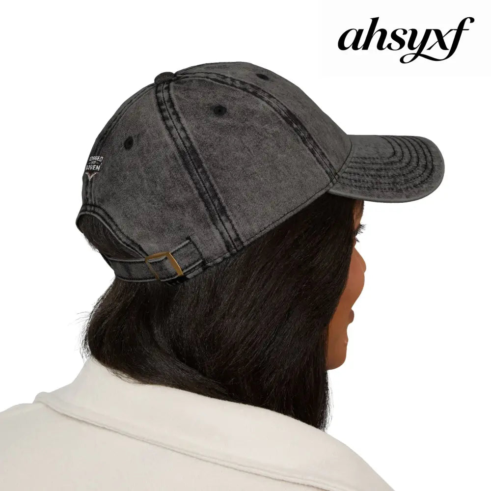 Vintage Embroidered Cap - Hats